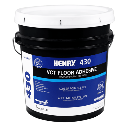 HENRY 430 CLEARPRO Clear VCT Floor Adhesive 4 Gallon