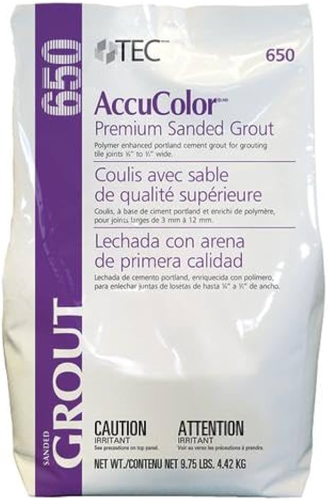 Tec AccuColor Premium 650 Sanded Grout 9.75 LB Choose Color!