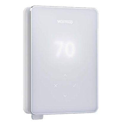 Warmup Terra Basic Wi-Fi Smart Thermostat White Uses MyHeating App