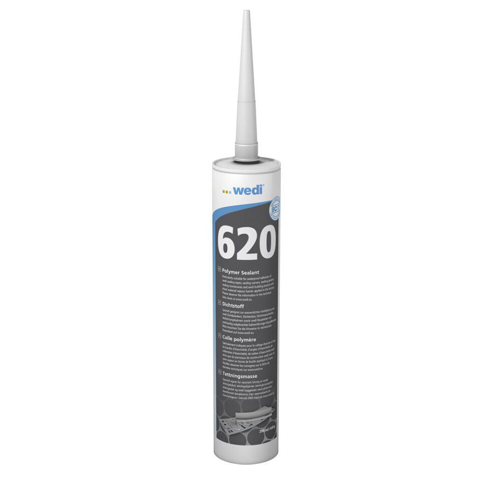 Wedi 620 Adhesive Sealant - 10.5 oz Caulking Tube